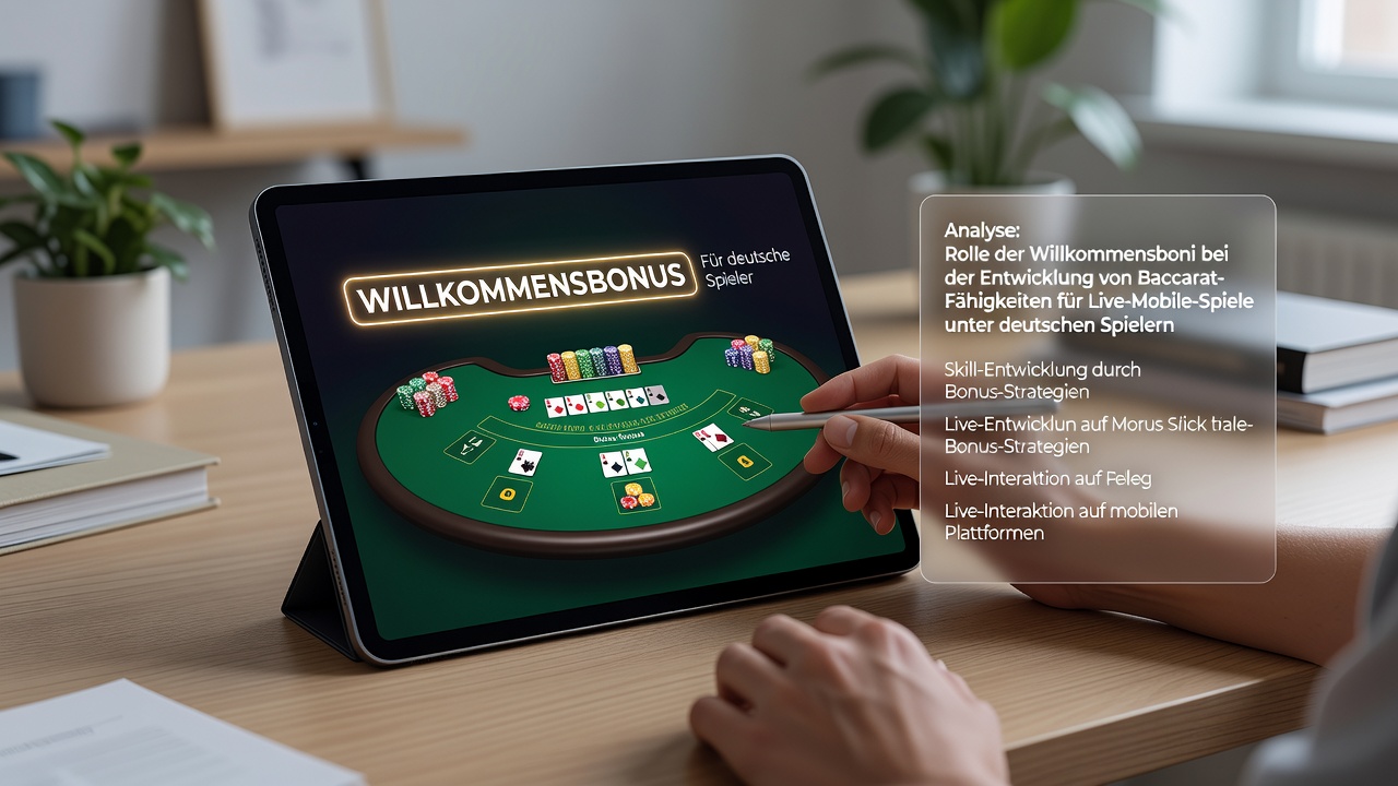 Mobile Live-Baccarat-Sitzungen und Einfluss von Bonussystemen auf Fähigkeitsaufbau bei deutschen Spielern