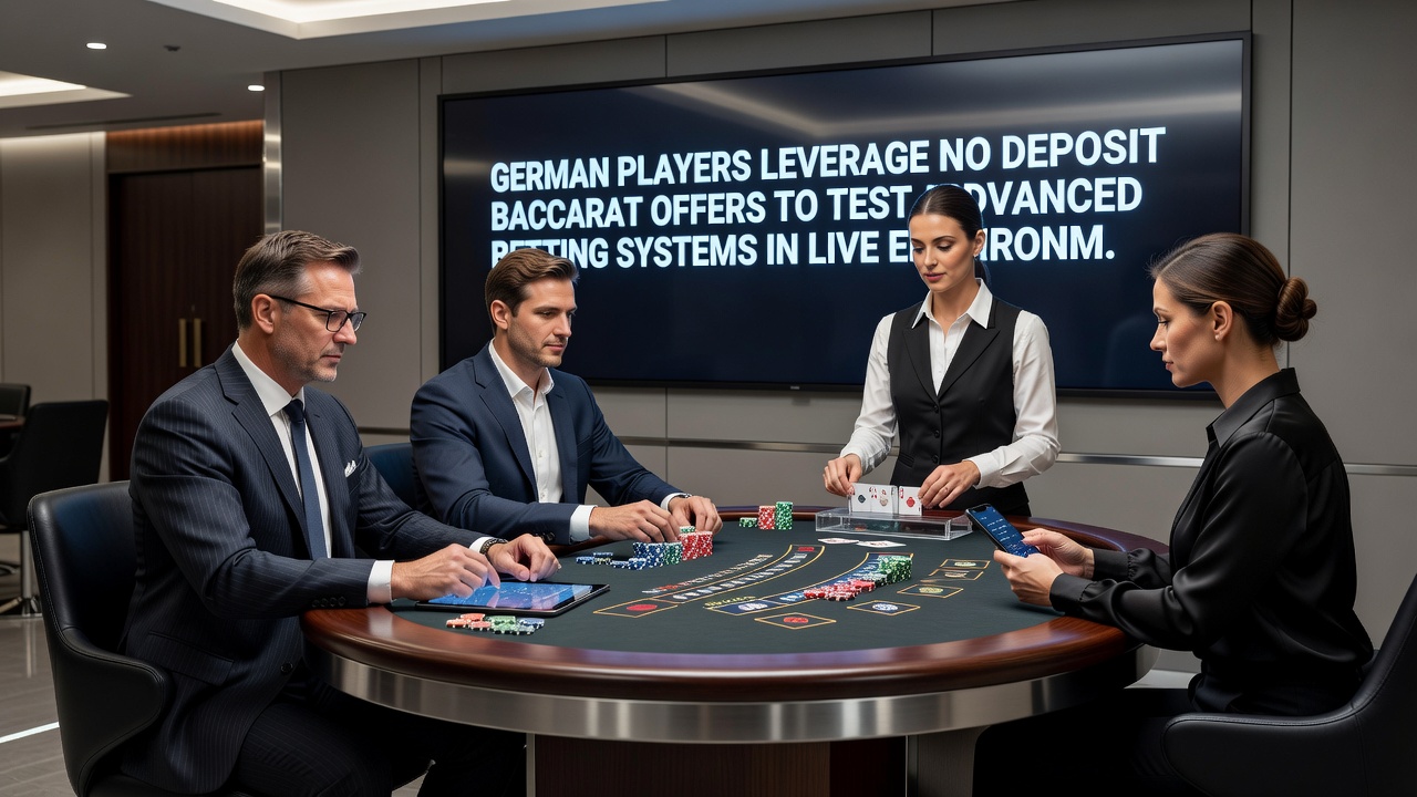Live-Baccarat mit No-Deposit-Boni für Systemtests durch deutsche Spieler