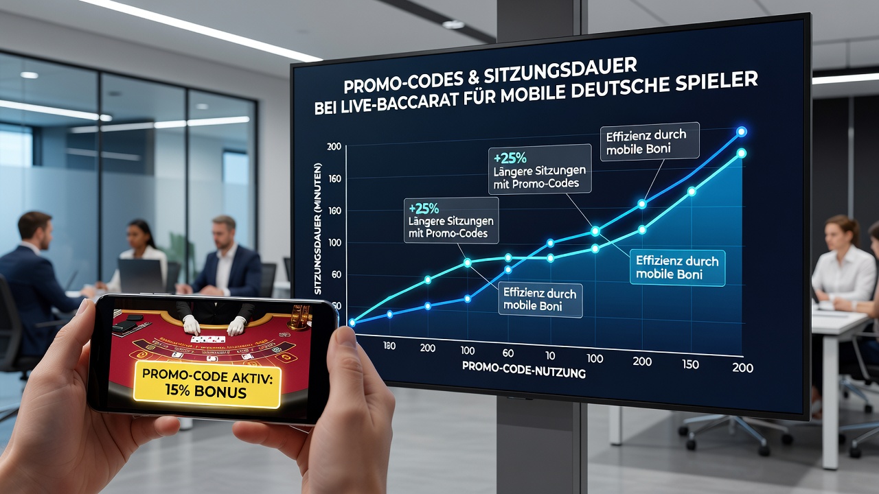 Mobile App mit Live-Baccarat und Promo-Code-Integration