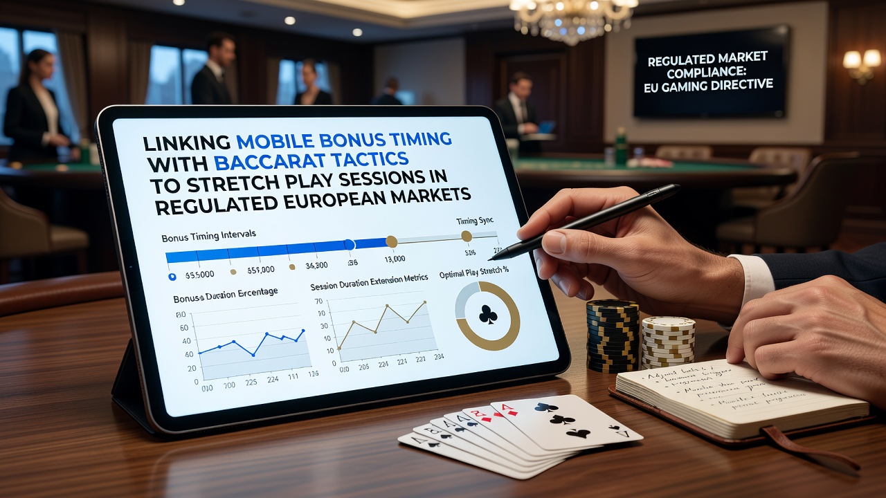 Mobile Baccarat-Sessions mit abgestimmten Bonus-Timings in regulierten Märkten