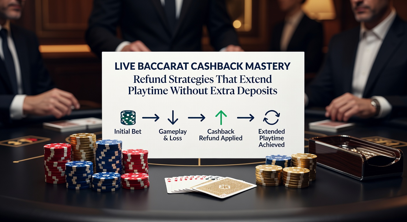 Grafik mit Cashback-Berechnung und verlängerter Baccarat-Spielzeit