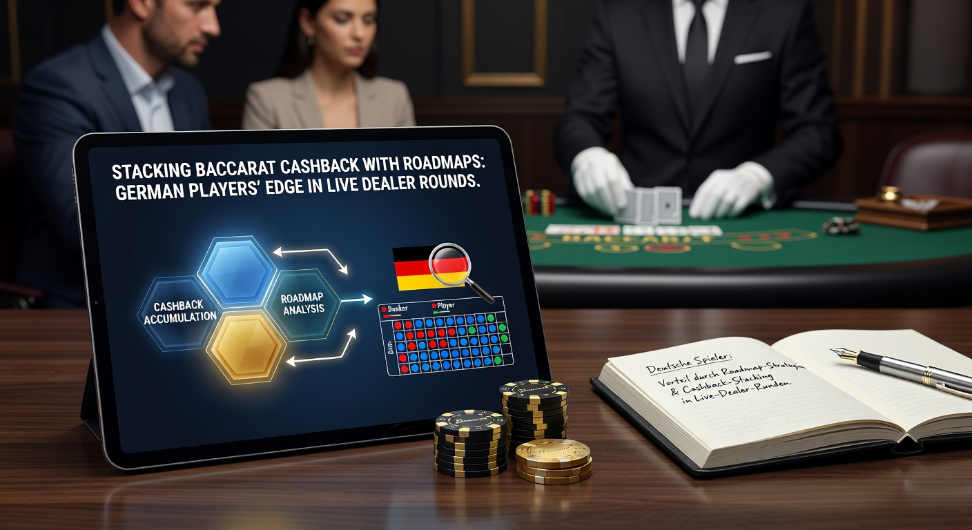 Detaillierte Baccarat-Roadmap mit gestapeltem Cashback-Tracker auf einem deutschen Mobile-Gerät in einer Live-Session
